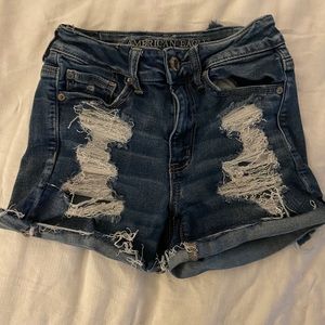 Distressed American Eagle distressed shorts
